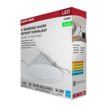 10WLED/DLR/6/CCT-SEL/WR/RND/WH - S11893