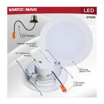 13WLED/DLR/6/FS/WF/RND/WH - S11896