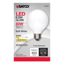 6.5G25/SW/LED/E26/3K/120V - S12109
