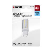 5W/LED/G9/850/CL/120V/1CD - S12131