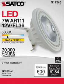 7AR111/LED/830/FL36/12V - S12245