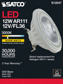 12AR111/LED/830/FL36/12V - S12247