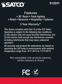 12AR111/LED/830/FL36/12V - S12247