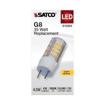 4.5W/LED/G8/CL/830/120V - S12324