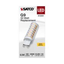 6.5W/LED/G9/CL/830/120V - S12331