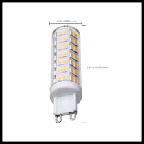 6.5W/LED/G9/CL/830/120V - S12331