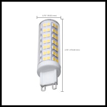 6.5W/LED/G9/CL/850/120V - S12332