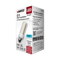 6.5W/LED/E11/CL/850/120V - S12339
