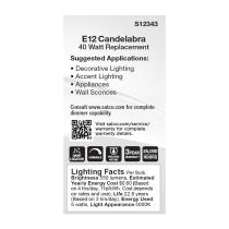 5W/LED/E12/CL/850/120V - S12343
