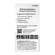 5W/LED/E12/FR/850/120V - S12345