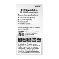 6.5W/LED/E12/CL/850/120V - S12347