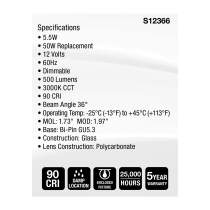 5.5MR16/GB/930/FL36/12V - S12366