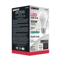 13.5A19/SW/LED/E26/940/120V - S12435