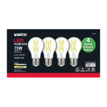 10.5A19/CL/LED/930/120V/4PK - S12437