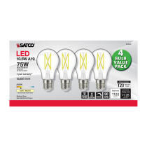 10.5A19/CL/LED/930/120V/4PK - S12437