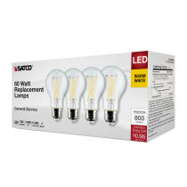 8A19/CL/4PK/E26/927/LED/120V - S12462