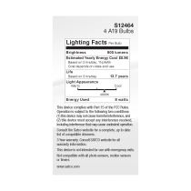8A19/CL/LED/E26/940/4PK/120V - S12464