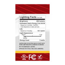 3G16.5/LED/CL/930/120V/E12 - S12471