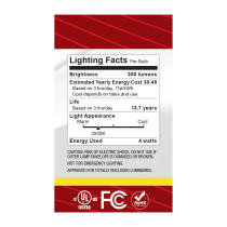 4G16.5/LED/CL/935/120V/E26 - S12475