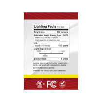 6G40/CL/LED/E26/935/120V - S12485