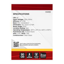 4B11/LED/930/CL/E12/10PK - S12492