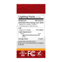 8A19/SLVR/LED/927/120V - S12537