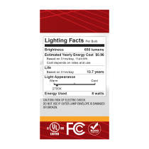 8A19/GOLD/LED/927/120V - S12538