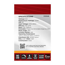 8G40/GOLD/LED/927/120V - S12546