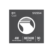 4B11/CL/LED-GF/COIL/927/E26 - S12554