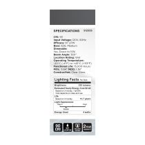 4B11/CL/LED-GF/COIL/930/E26 - S12555