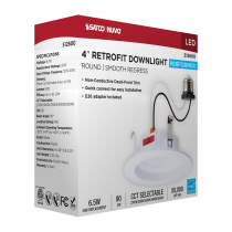 6WLED/DLR/4/5CCT/E/RND/WH - S12600