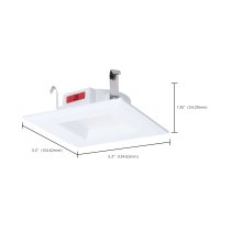 6WLED/DLR/4/5CCT/E/SQ/WH - S12601