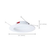 8WLED/DLR/5-6/5CCT/E/RND/WH - S12602