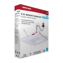 8WLED/DLR/5-6/5CCT/E/SQ/WH - S12603