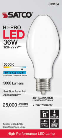 36W/LED/HID/ED28/850/EX39 - S13134