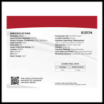 150W/LED/HID/ECO/TEMP/850/120V - S13174