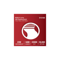 23W/LED/HID/ED23.5/822/E26/CL - S13183