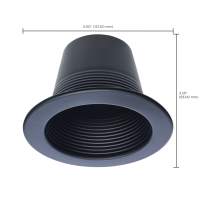 4" AT CONE BAFFLE TRIM - S14017
