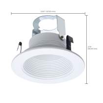 4" STEPPED BAFFLE TRIM - S14018