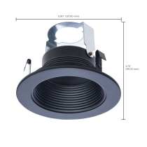 4" STEPPED BAFFLE TRIM - S14019