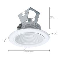 5" STEPPED BAFFLE TRIM - S14024