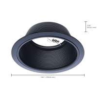 6" STEPPED BAFFLE TRIM - S14031