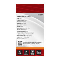 5.5A19L/920/E26/GCAC/D - S14227