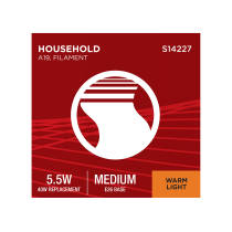 5.5A19L/920/E26/GCAC/D - S14227