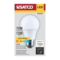 12A19L/830/E26/P/ND/1PK - S14324