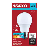 12A19L/850/E26/P/ND/1PK - S14329