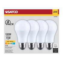 15A19L/830/E26/P/ND/4PK - S14336