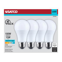 15A19L/850/E26/P/ND/4PK - S14342