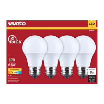 6.5A19L/930/E26/P/ND/4PK - S14347