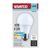 6.5A19L/940/E26/P/ND/1PK - S14348